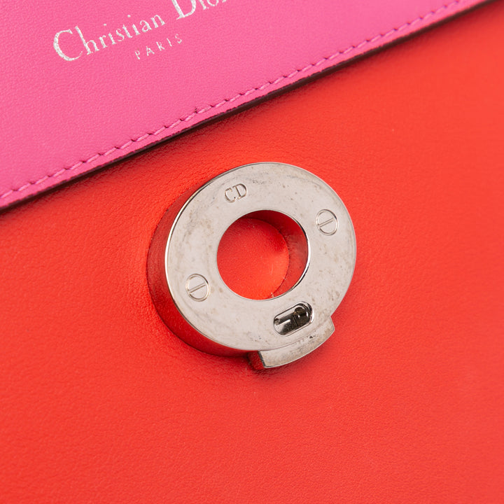 Small Leather Be Dior Flap Red - Gaby Paris