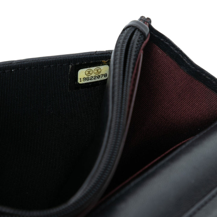 Chanel CC Matelassé Cuir d’agneau Wallet on Chain