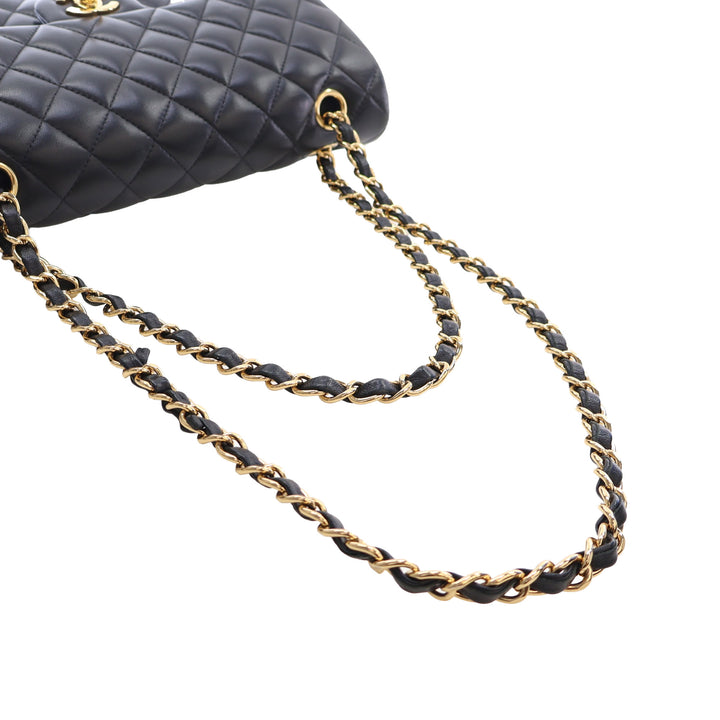 Chanel Medium Classic Cuir d’agneau Double rabat