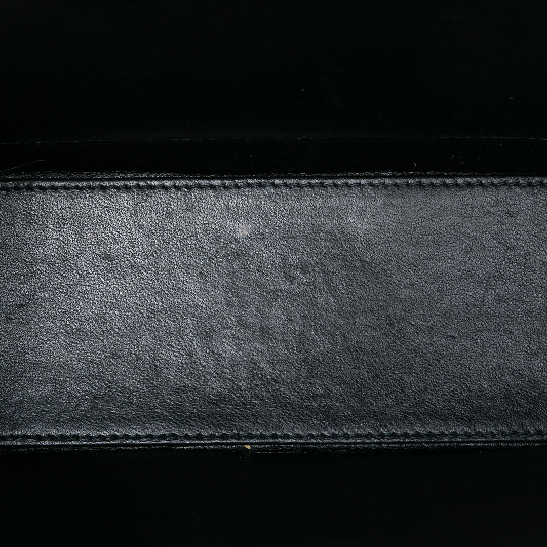Chanel grainé à rabat Sac Cuir de veau grainé