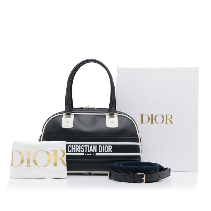 Medium Dior Vibe Bowling Bag Black - Gaby Paris