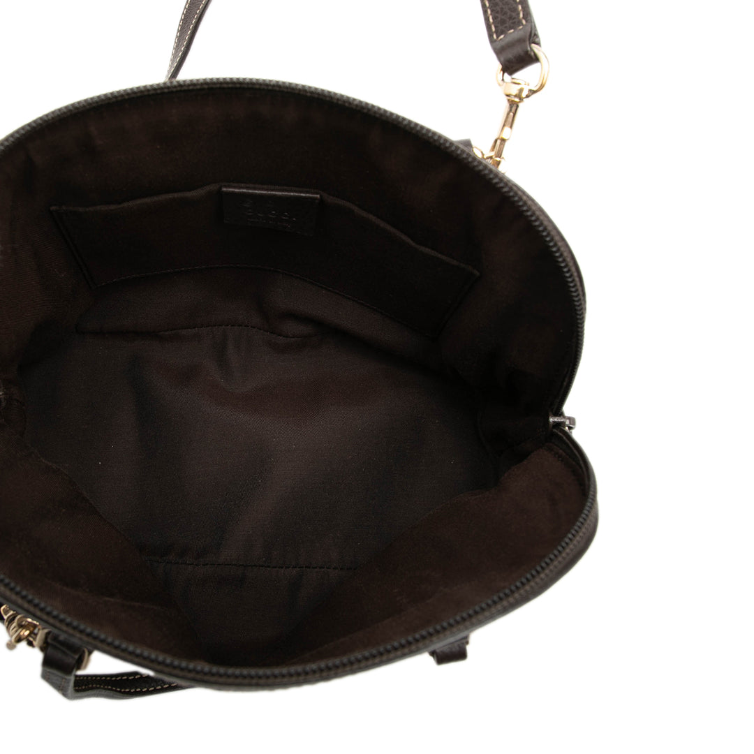 GG Cristal Sac dôme Mini Beige
