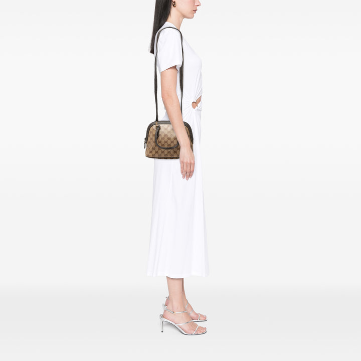 GG Cristal Sac dôme Mini Beige