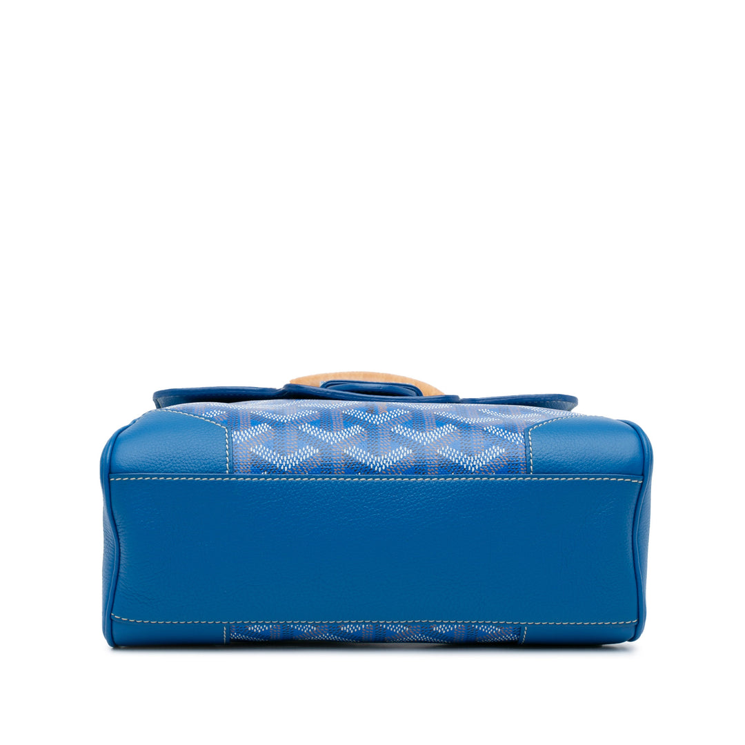 Mini Goyardine Saigon Souple Blue - Gaby Paris