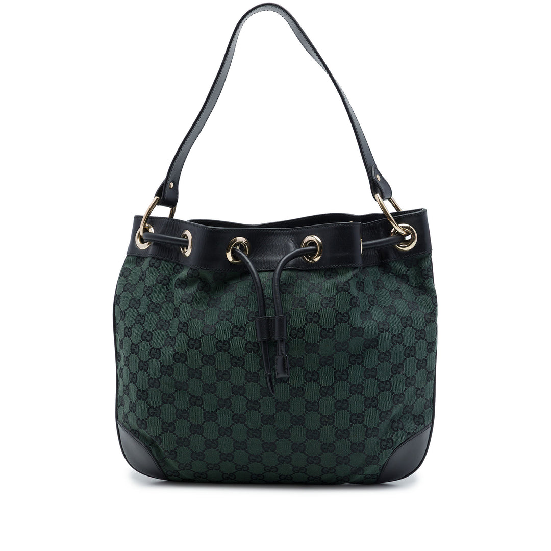 Gucci Sac seau GG Vert – vue principale – GABY PARIS