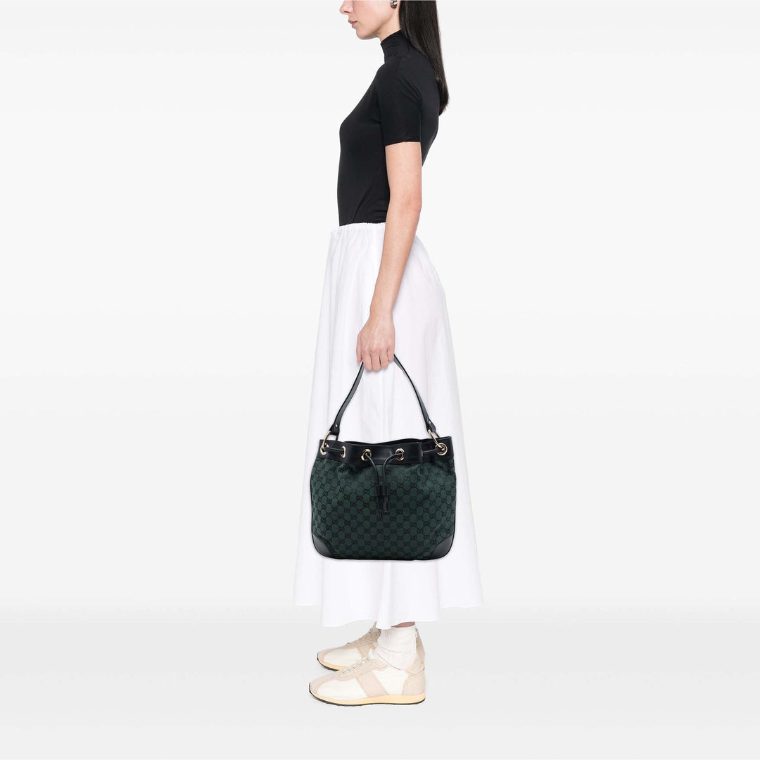 Gucci Sac seau GG Vert – vue 6 – GABY PARIS