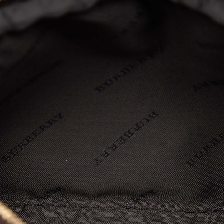 Burberry Haymarket Check Coated Toile Adeline Fold over Pochette