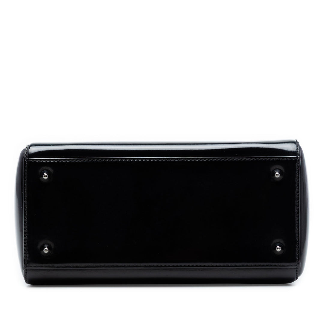 Dior Lady Dior Moyen Noir – vue 3 – GABY PARIS