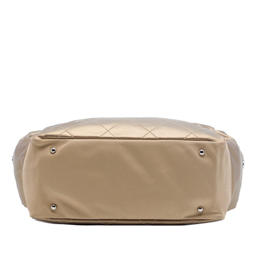 Chanel Matelassé Paris Biarritz Cabas Grand Toile enduite