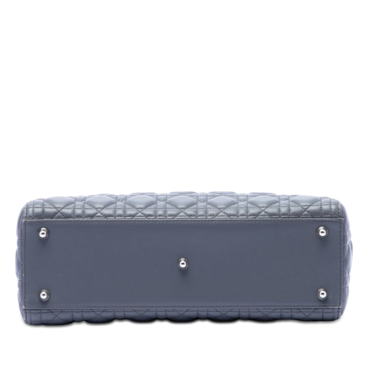 Dior Large Cuir d’agneau Cannage Lady Dior
