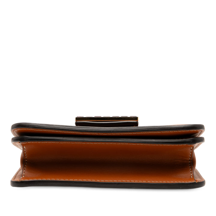 Fendi Sac bandoulière Cristal Fab Marron – vue 3 – GABY PARIS