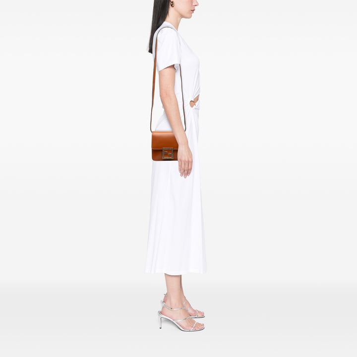 Fendi Sac bandoulière Cristal Fab Marron – vue 7 – GABY PARIS
