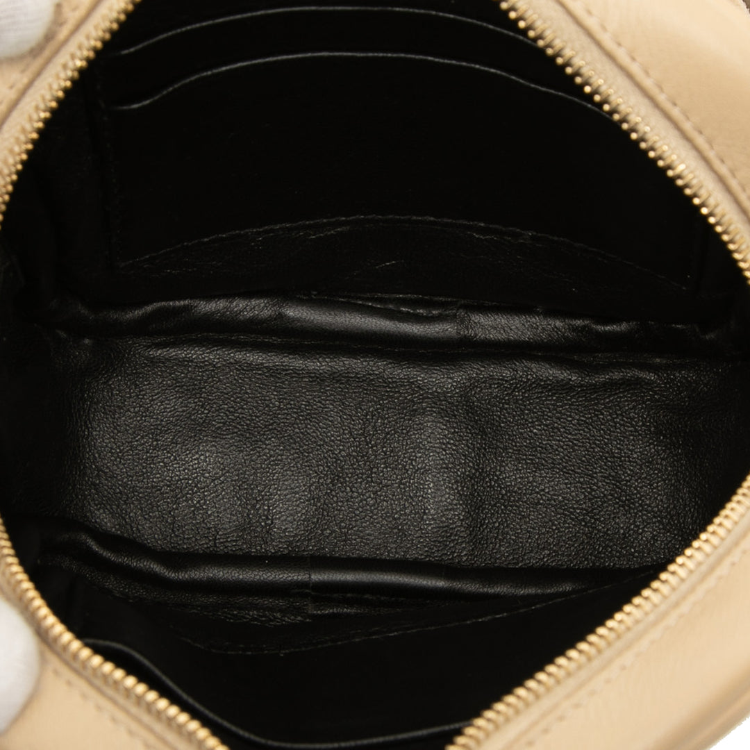 Saint Laurent Sac bandoulière Blogger nappa Beige – vue 4 – GABY PARIS