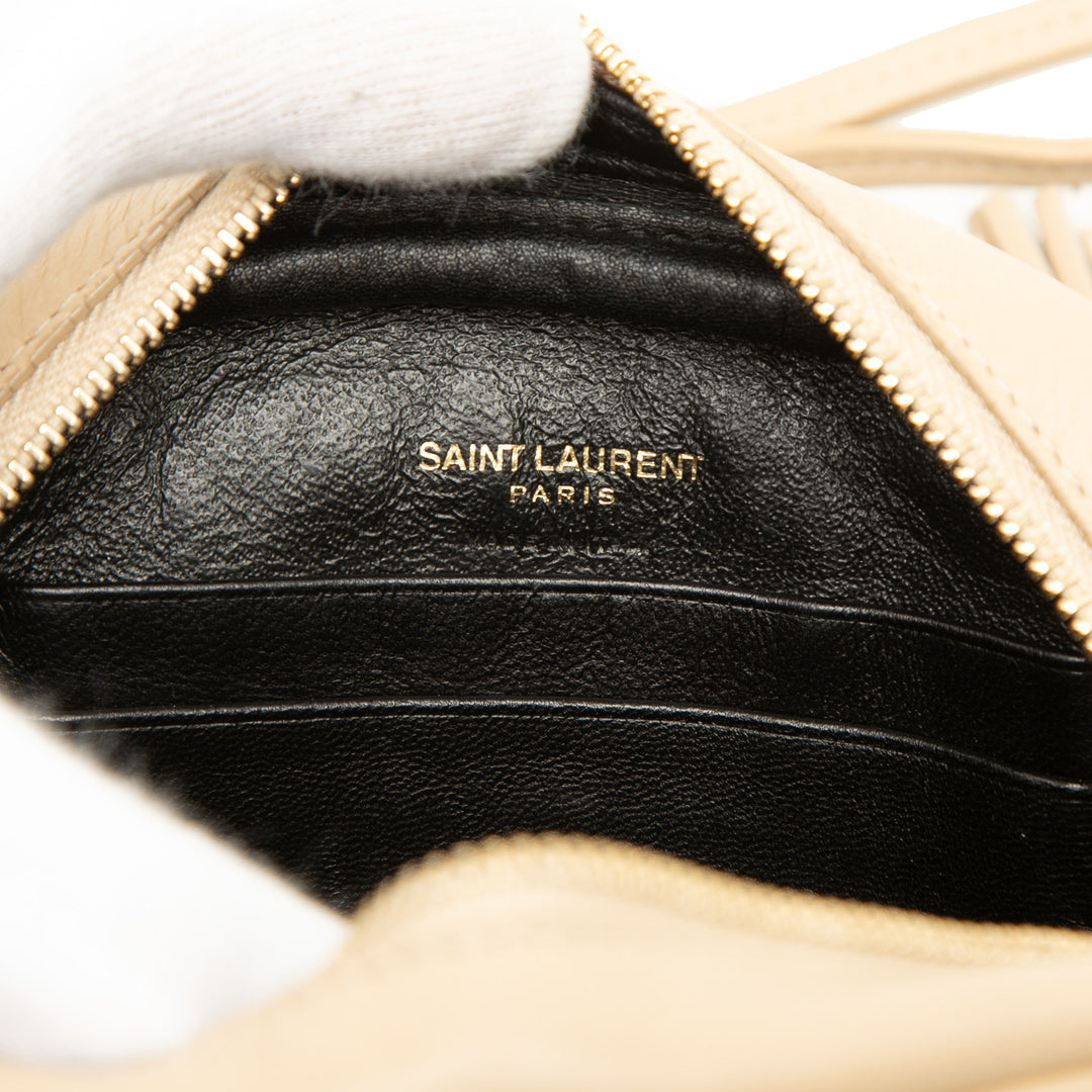 Saint Laurent Sac bandoulière Blogger nappa Beige – vue 5 – GABY PARIS