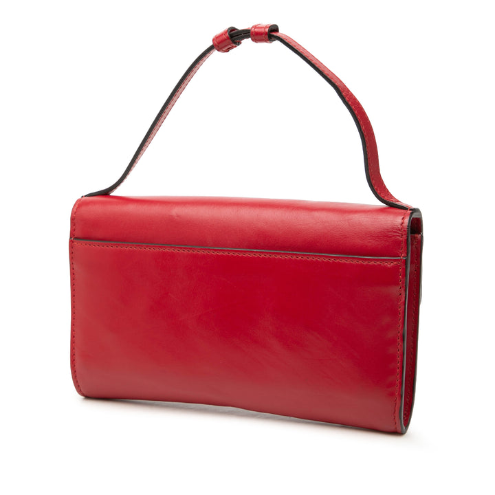 Gucci Sac à main Zumi Mini Cuir de veau Rouge – vue 2 – GABY PARIS