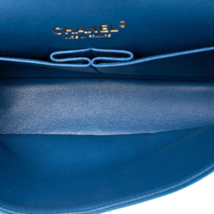 Chanel Medium Classic Cuir d’agneau Double rabat