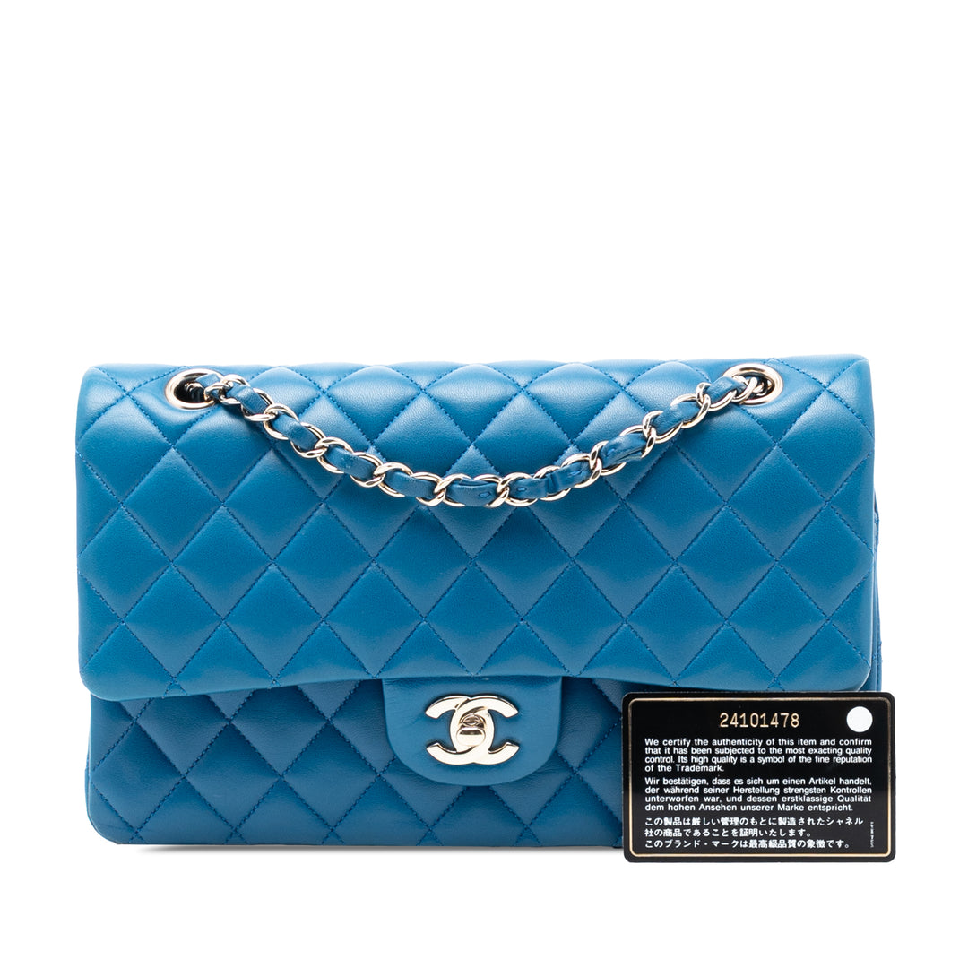 Chanel Medium Classic Cuir d’agneau Double rabat