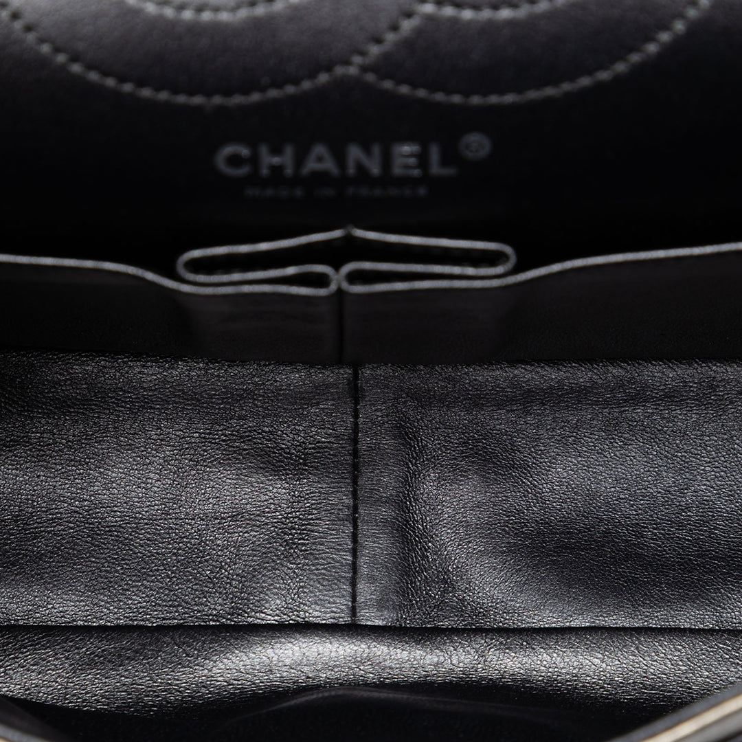Chanel Matelassé Metallic vieilli Cuir de veau Reissue 2.55 Double rabat 226