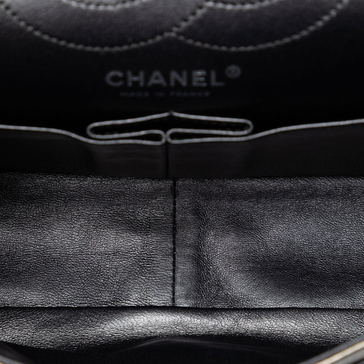 Chanel Matelassé Metallic vieilli Cuir de veau Reissue 2.55 Double rabat 226