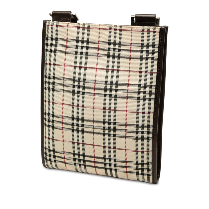 Burberry Sac bandoulière House Check Beige – vue 2 – GABY PARIS