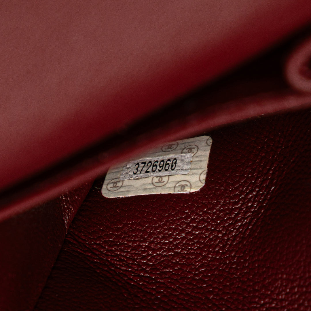Small Classic Lambskin Double Flap Black - Gaby Paris
