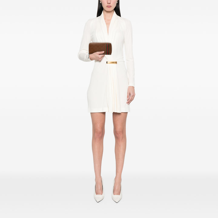 Guccissima Web Zippy Portefeuille long Marron