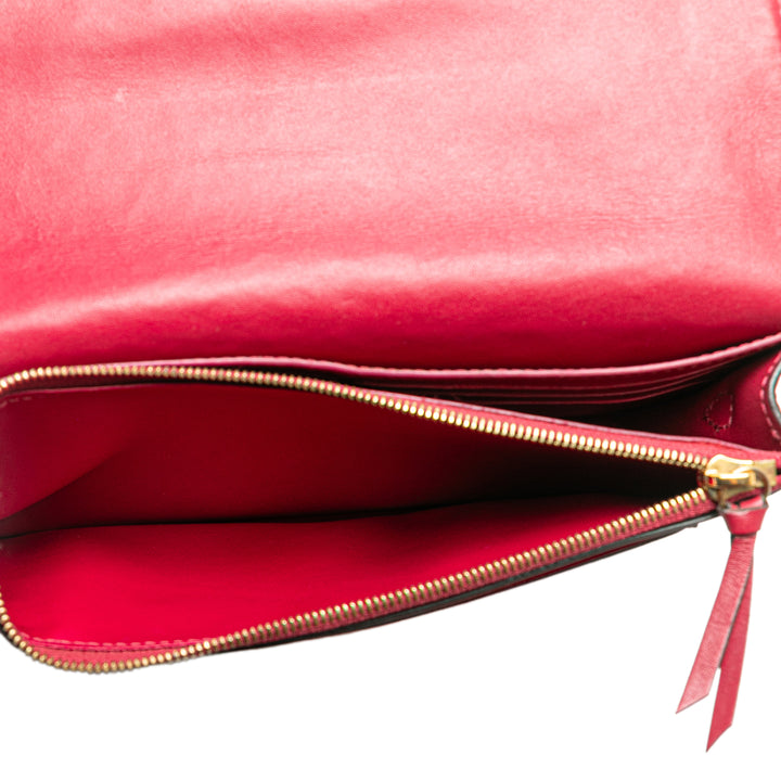 Louis Vuitton Monogram Flore Portefeuille On Chain Marron – GABY PARIS Authentique