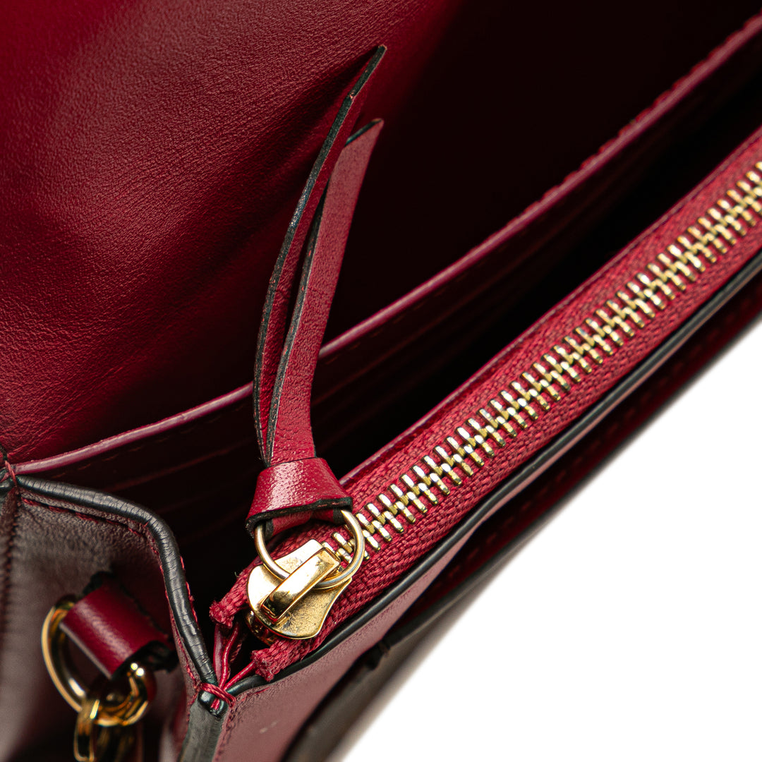 Louis Vuitton Monogram Flore Portefeuille On Chain Marron – GABY PARIS Authentique