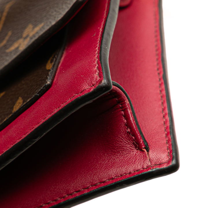 Louis Vuitton Monogram Flore Portefeuille On Chain Marron – GABY PARIS Authentique