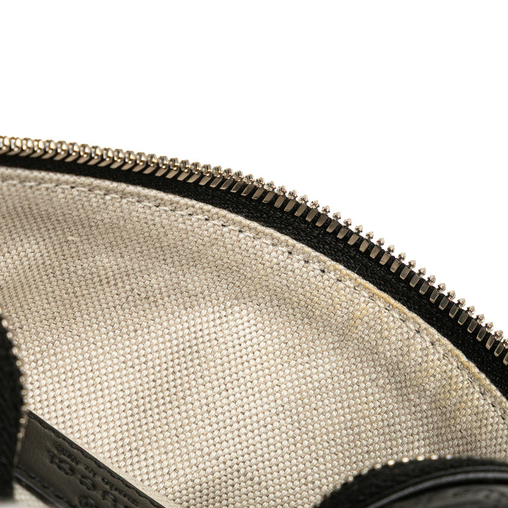 Gucci GG Embossed Perforated Cuir Belt Bag Noir