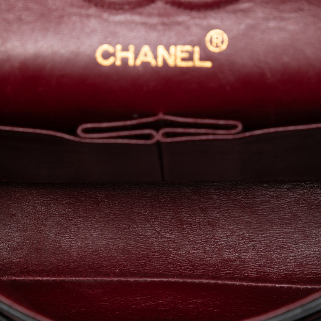 Chanel Medium Classic Cuir d’agneau Double rabat