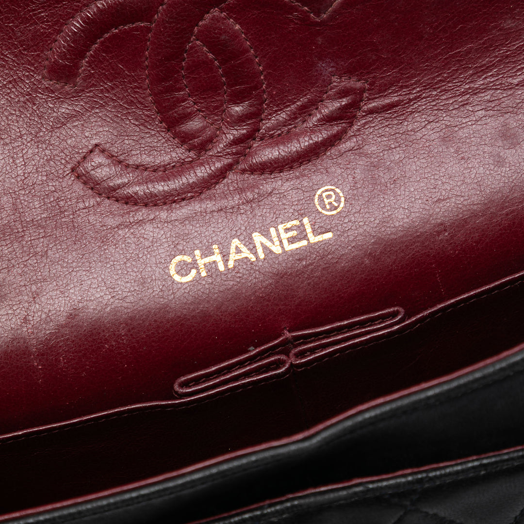 Chanel Medium Classic Cuir d’agneau Double rabat