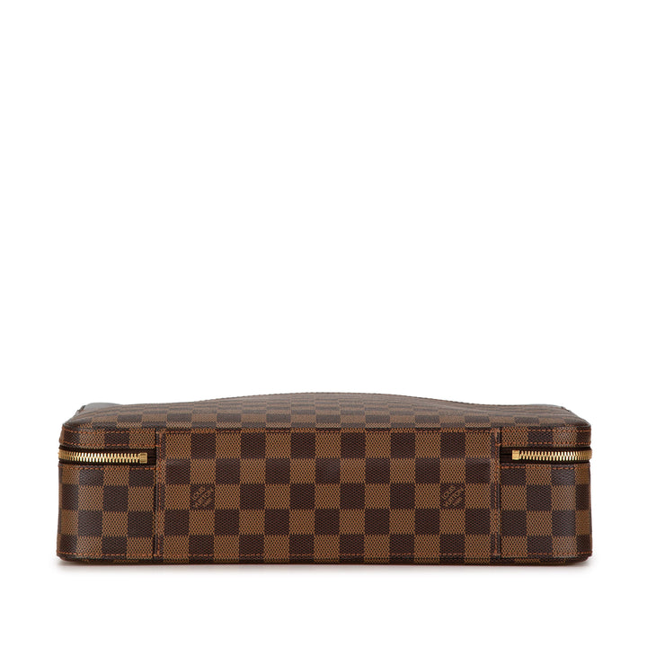 Damier Ebene Porte Ordinateur Sabana Brown - Gaby Paris