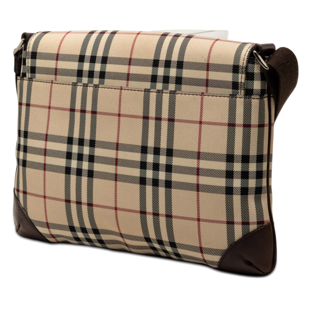 Burberry House Check Toile à rabat Sac porté croisé