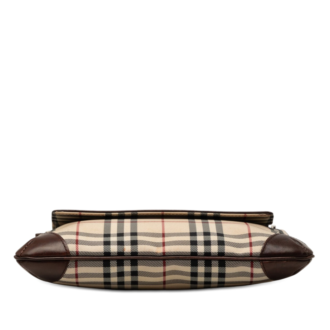 Burberry House Check Toile à rabat Sac porté croisé