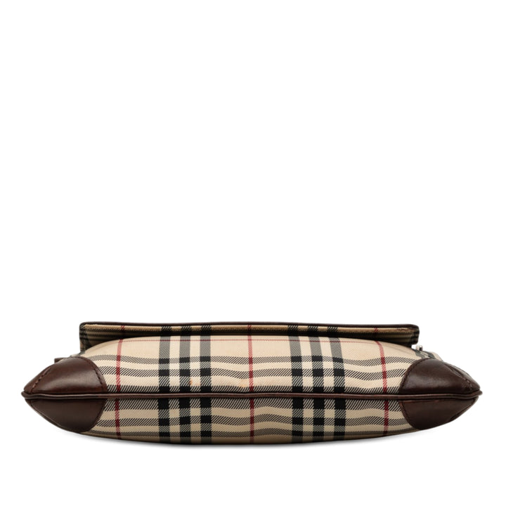 Burberry House Check Toile à rabat Sac porté croisé