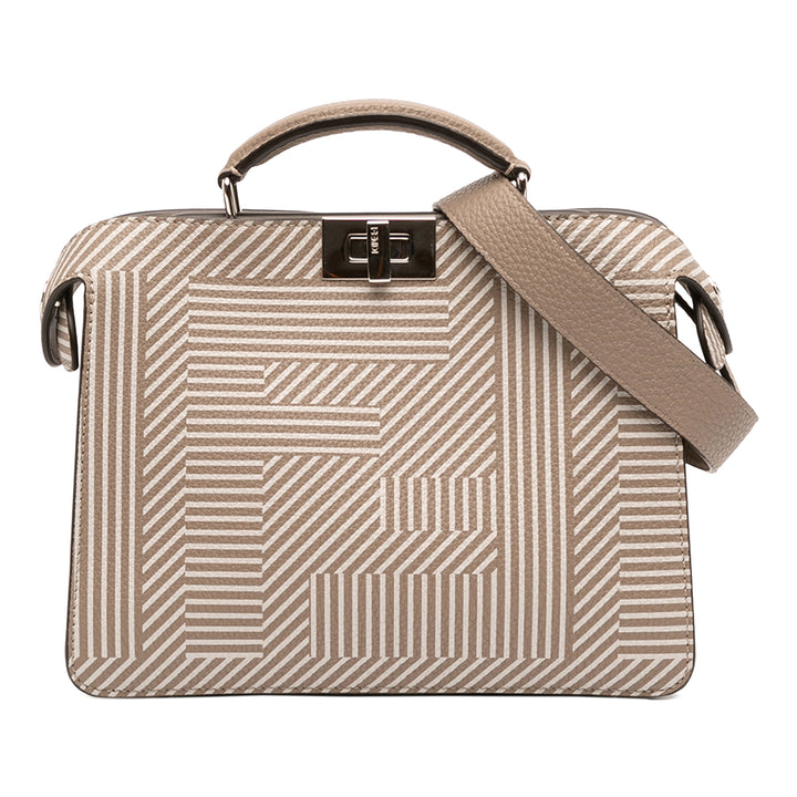 Fendi Small Zucca Cuir Peekaboo ISeeU Sac