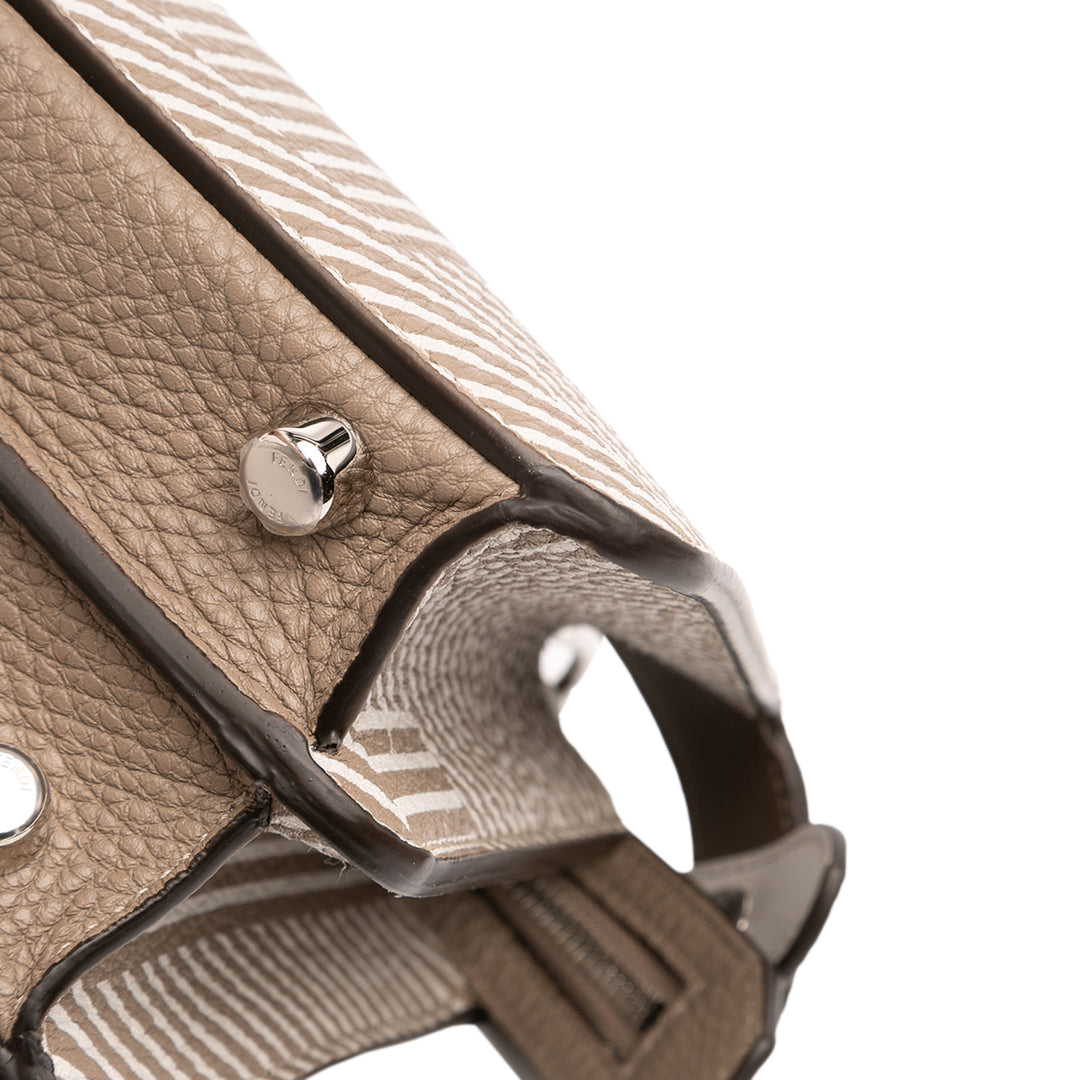 Fendi Small Zucca Cuir Peekaboo ISeeU Sac