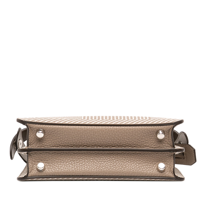Fendi Small Zucca Cuir Peekaboo ISeeU Sac