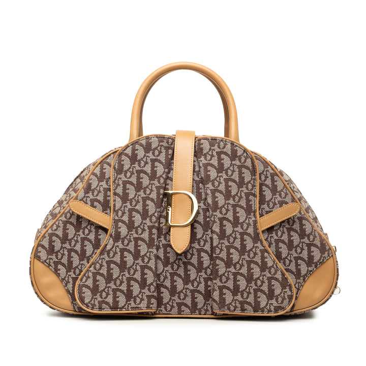 Diorissimo Double Saddle Bowler Sac Marron