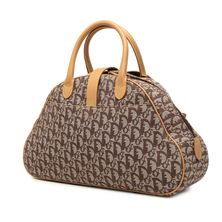 Diorissimo Double Saddle Bowler Sac Marron