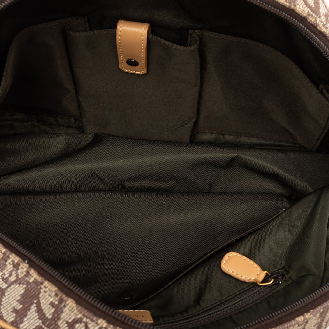 Diorissimo Double Saddle Bowler Sac Marron