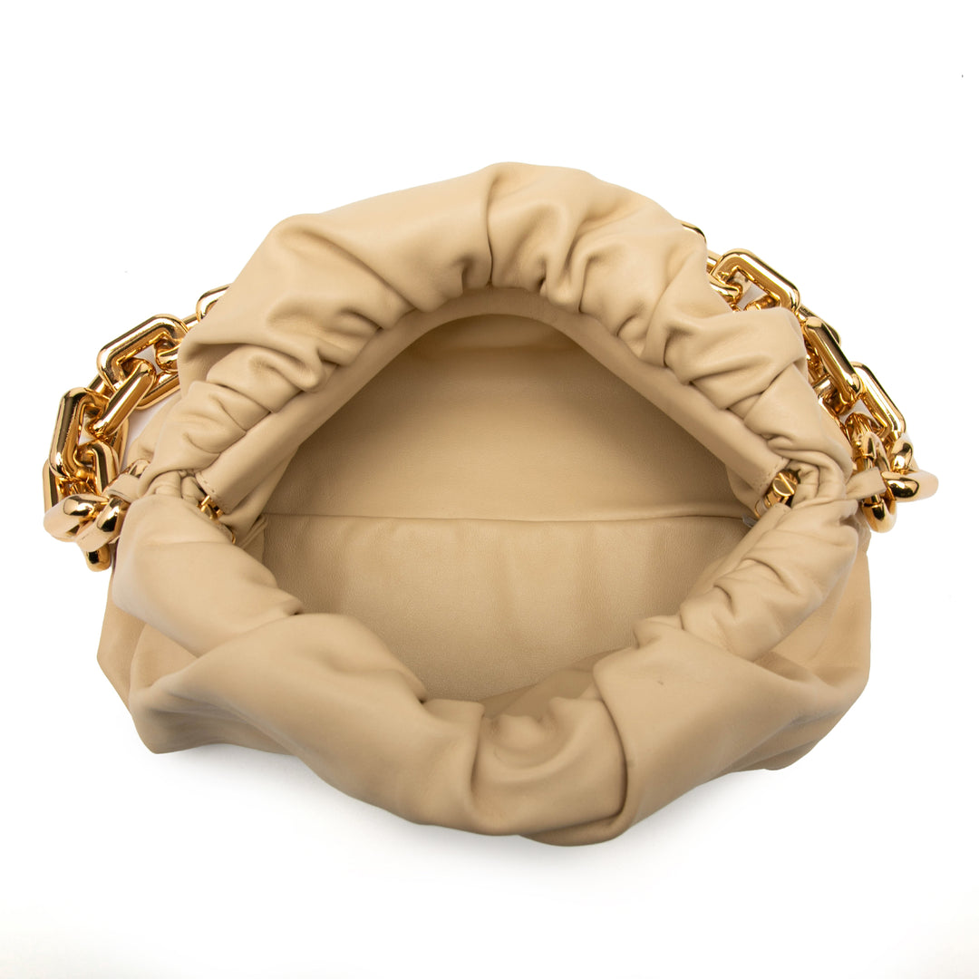 Bottega Veneta Cuir d’agneau Chain Pochette
