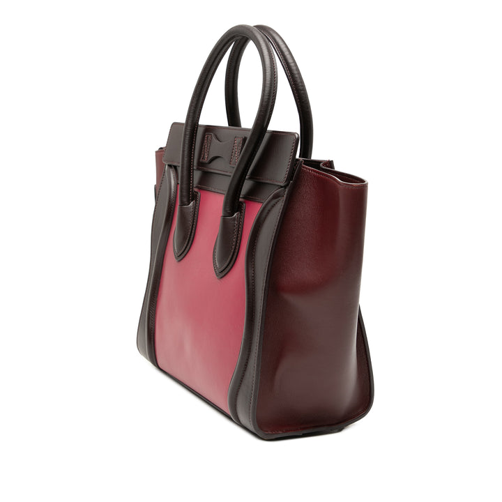 Celine Tricolore Luggage Cabas Micro Rose – vue 2 – GABY PARIS