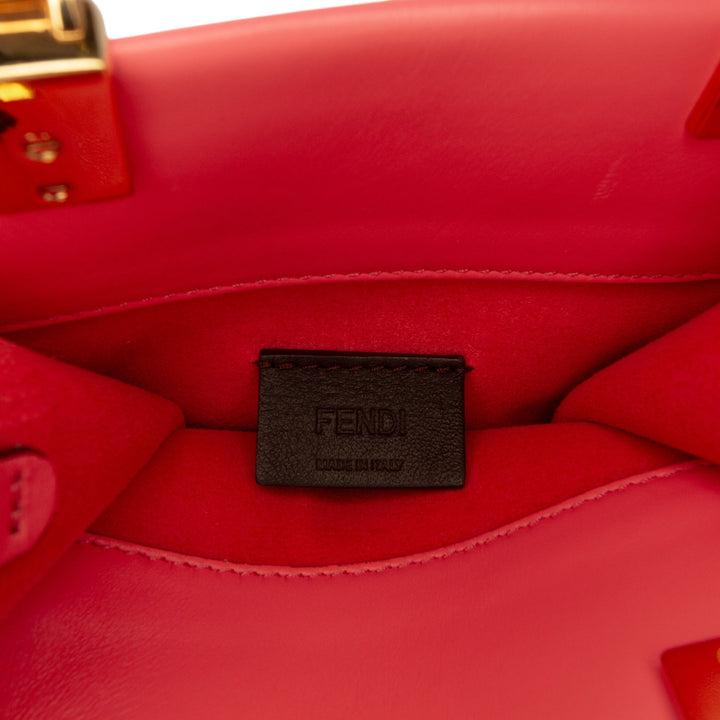 Fendi Cabas Zucca embossé Sunshine Mini Rose – vue 5 – GABY PARIS