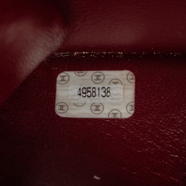 Chanel Medium CC Matelassé Cuir d’agneau Simple rabat