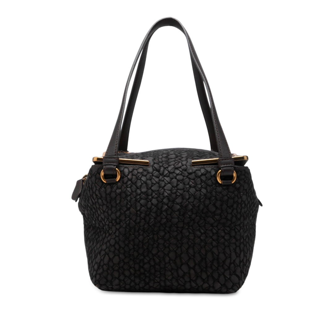 Bottega Veneta Intrecciato Carré Sac nappa Noir – vue principale – GABY PARIS