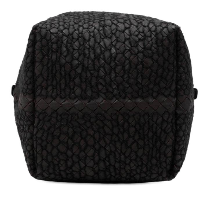 Bottega Veneta Intrecciato Carré Sac nappa Noir – vue 3 – GABY PARIS