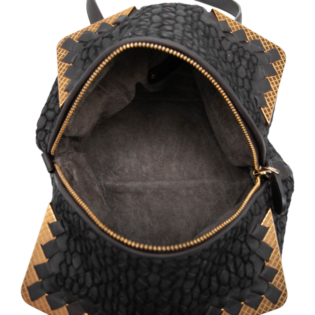 Bottega Veneta Intrecciato Carré Sac nappa Noir – vue 4 – GABY PARIS
