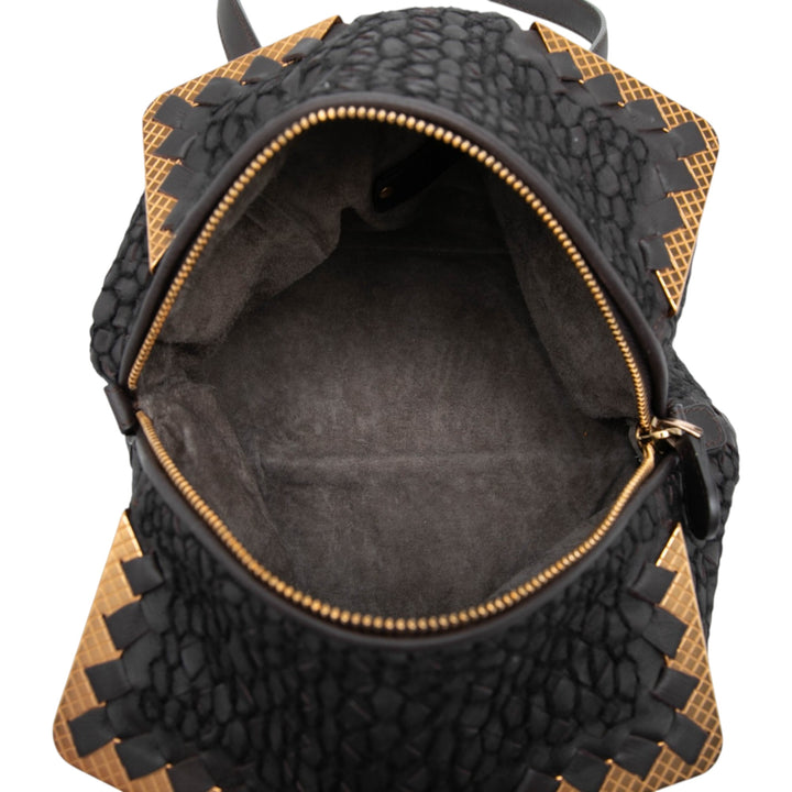 Bottega Veneta Intrecciato Carré Sac nappa Noir – vue 4 – GABY PARIS